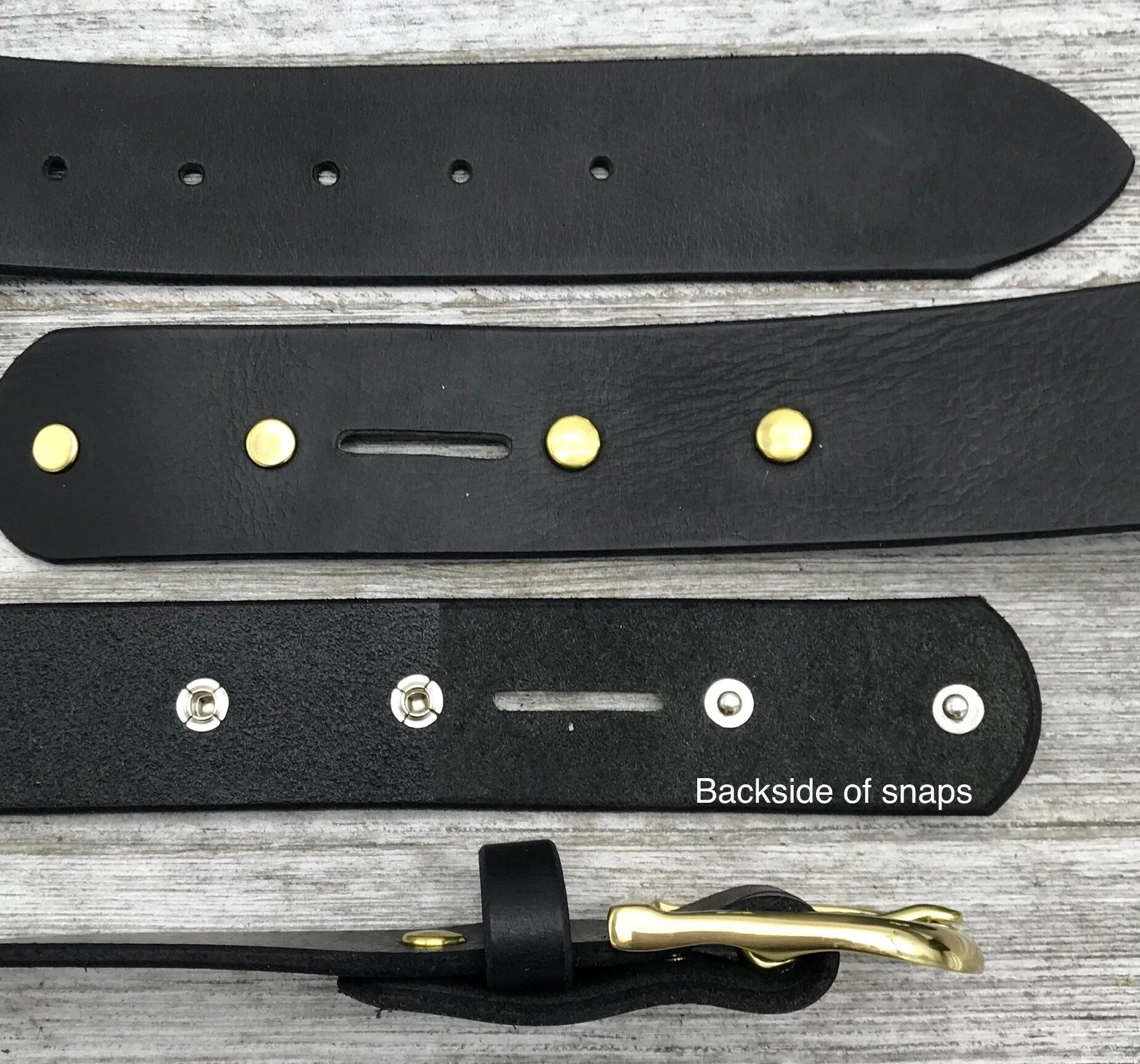 1 3/4” Crazy Horse Brown Leather Belt – Vintage Style, Durable & Handmade in USA