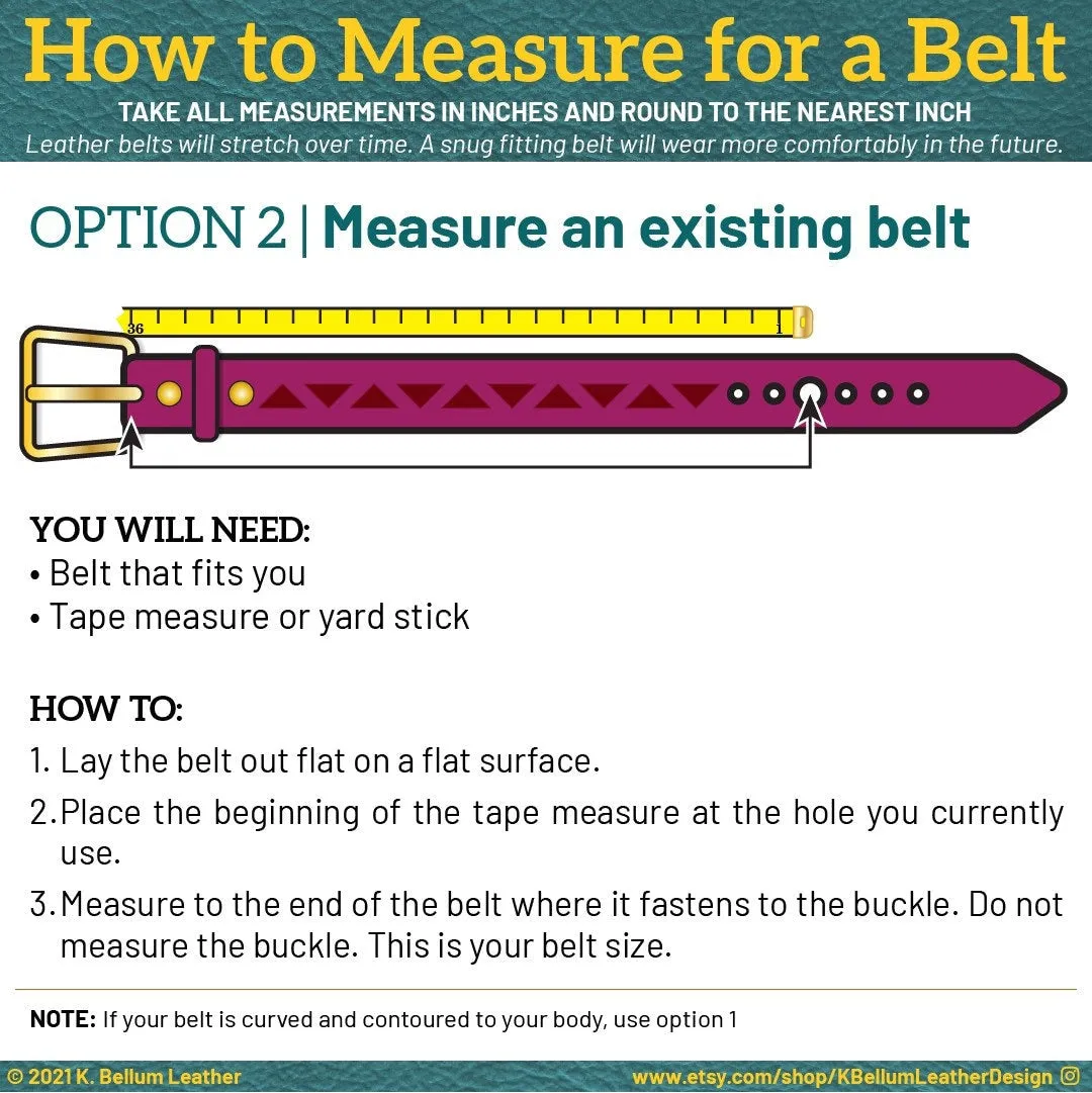 1 3/8” Lt.Brown Leather Belt – Handmade in USA, Durable & Solid