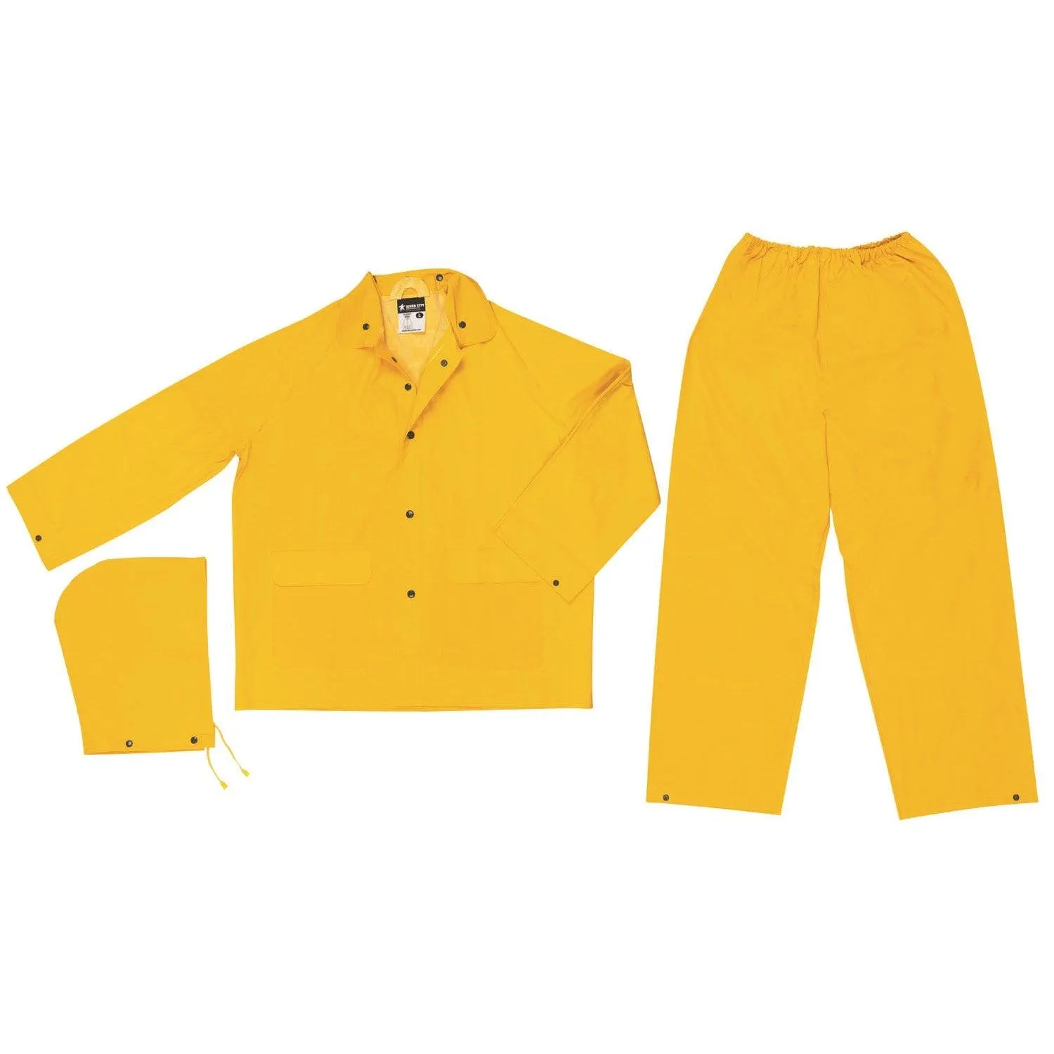 2903X3 MCR Classic,.35mm,PVC,POLY,3 PC,Elastic Pant,Yellow