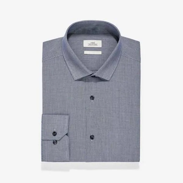 3PK BLUE TEXTURED AND PRINT SMART SHIRTS