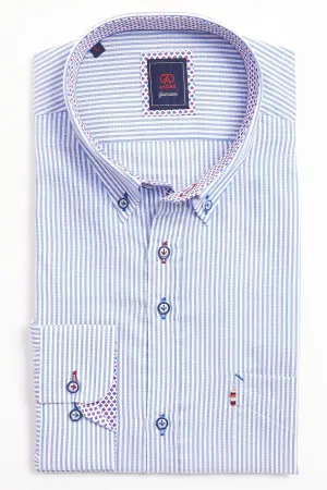 ANDRE MENSWEAR <BR>
Turin Longsleeved Shirt <BR>
Blue <BR>