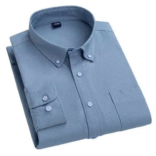 Aoliwen brand  New style 100% cotton casual plaid long sleeved