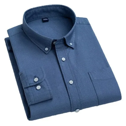 Aoliwen brand  New style 100% cotton casual plaid long sleeved