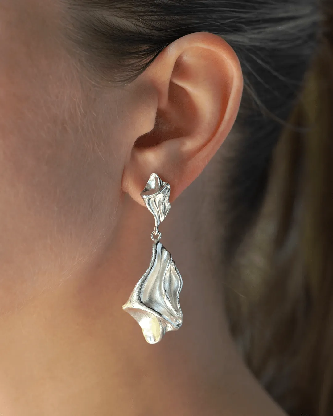 Aphrodite Silver Earrings