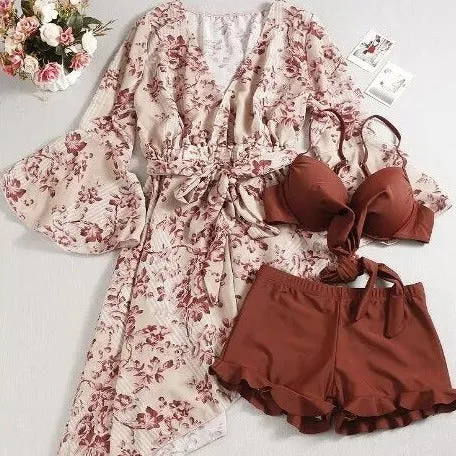 Ashley Swimming suit Set with Cover up