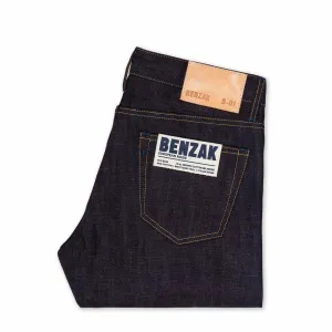 B-01 SLIM TAPERED 13 oz. brown cotton selvedge