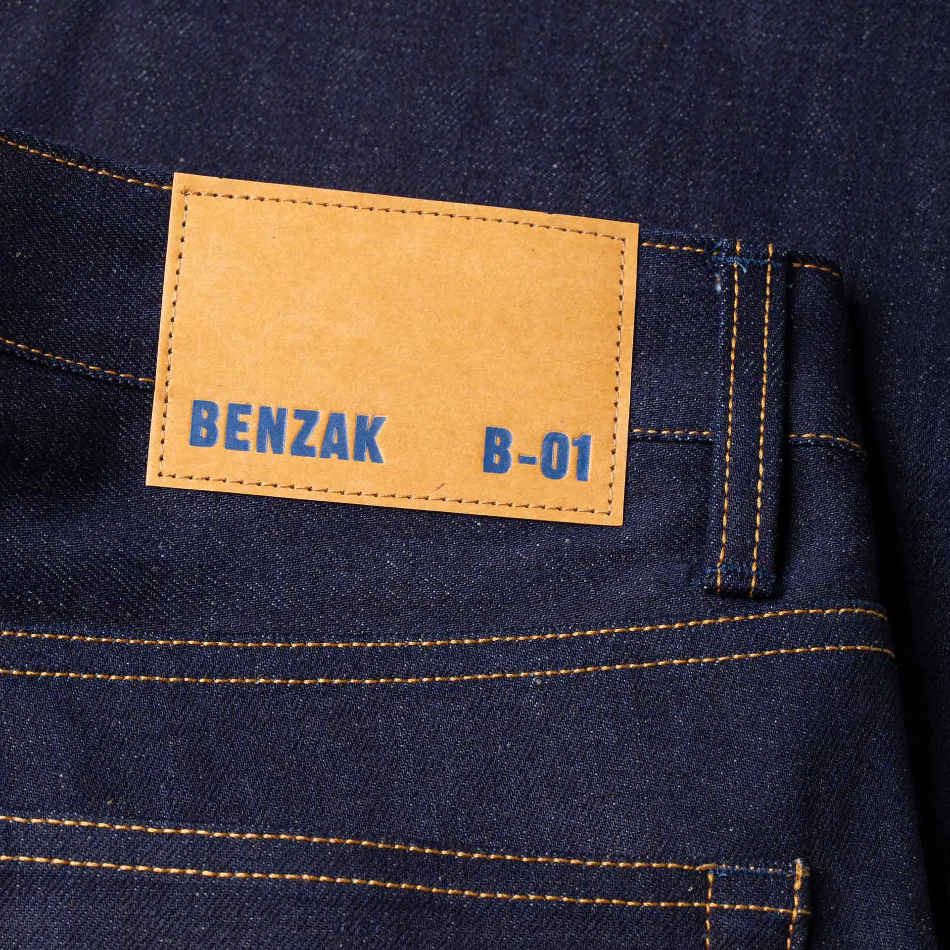 B-01 SLIM TAPERED 14 oz. easy fade hemp selvedge
