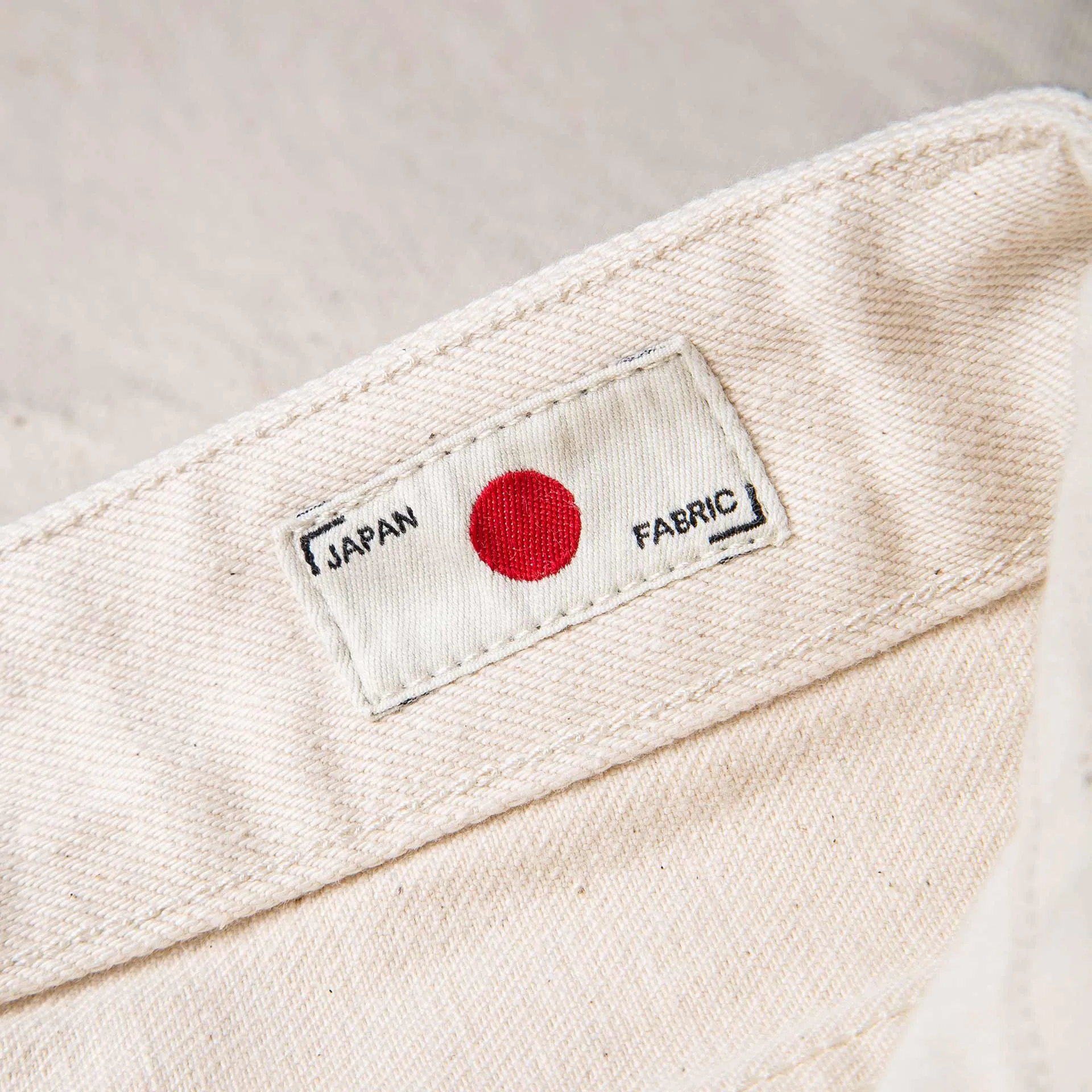 B-01 SLIM TAPERED 14 oz. selvedge colour denim / ecru