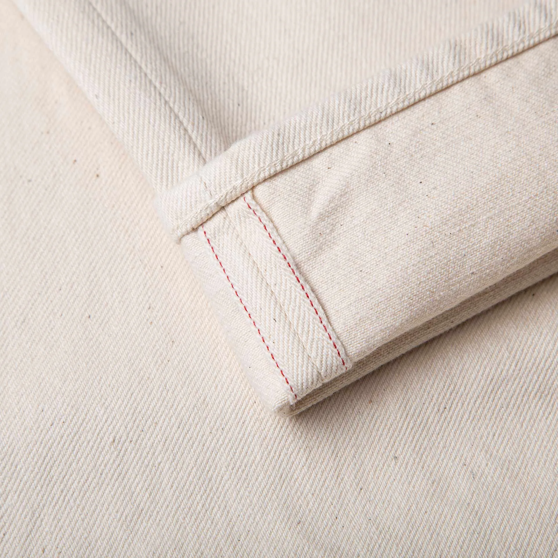 B-01 SLIM TAPERED 14 oz. selvedge colour denim / ecru