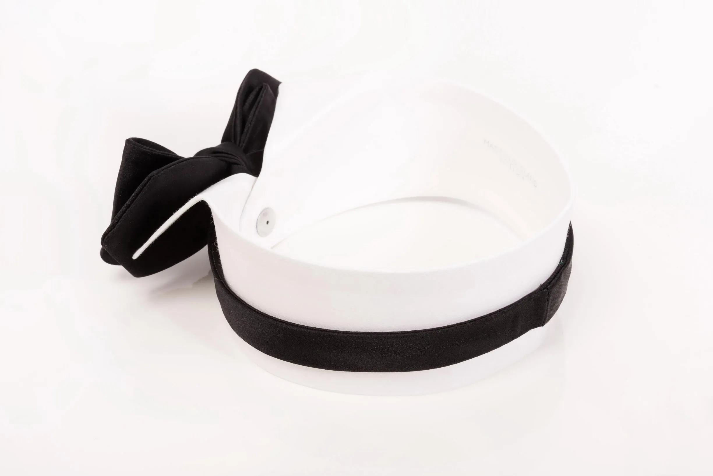 Black Diamond Silk Satin Self-Tie Bow Tie