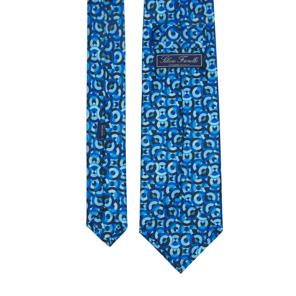 Blue Gatsby Duchesse Silk Tie