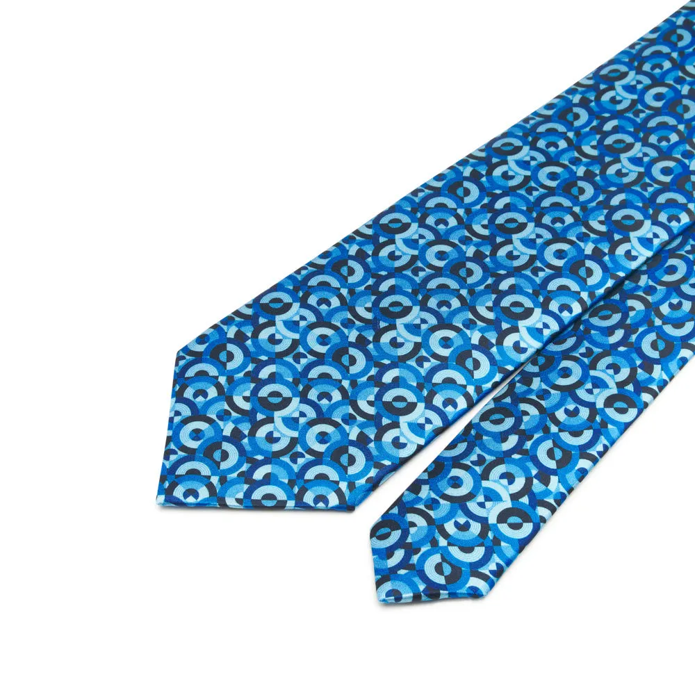 Blue Gatsby Duchesse Silk Tie