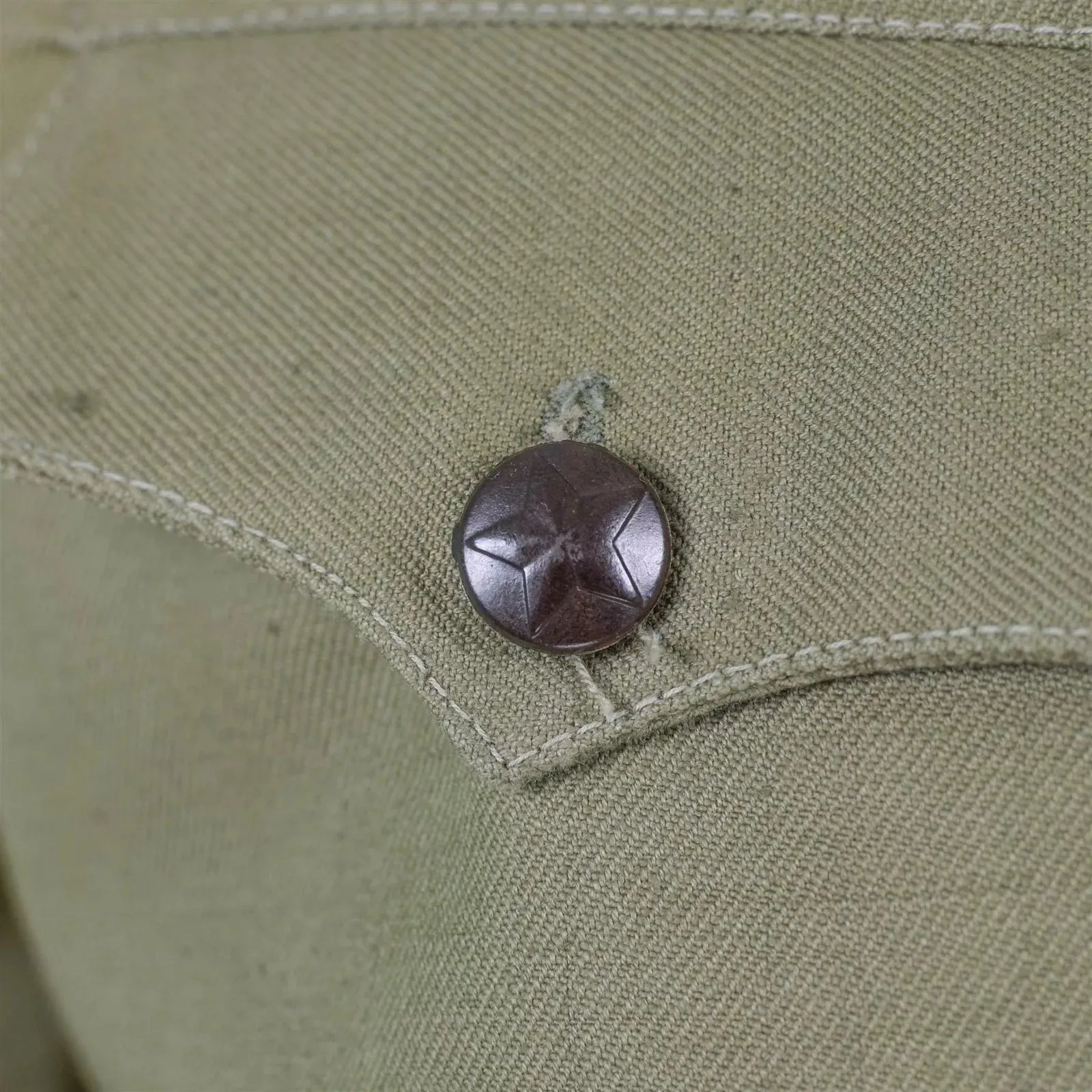 Canvas Soviet Style Cotton Button up Shirt