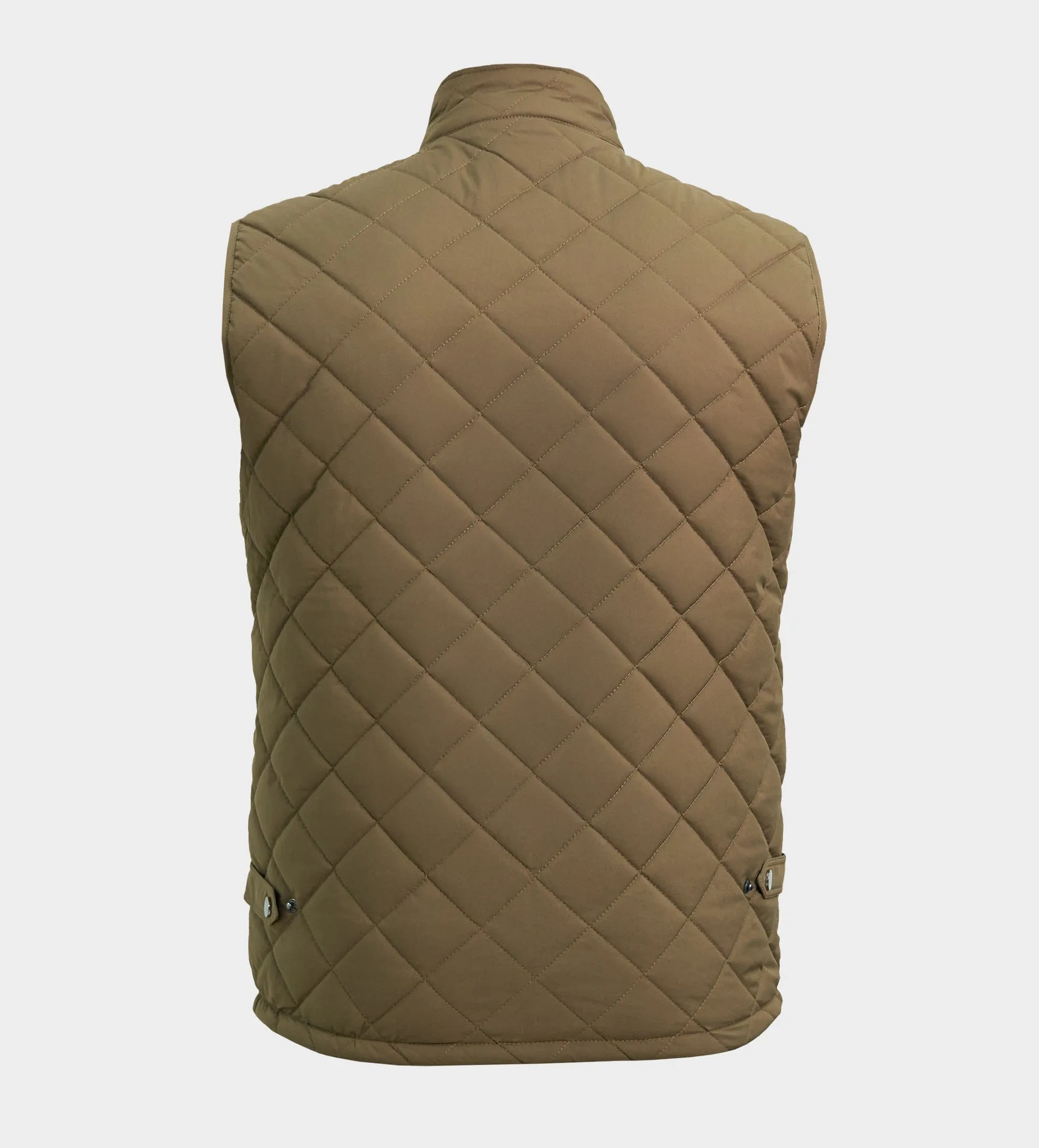 Cargo Flex Quilted Khaki Gilet