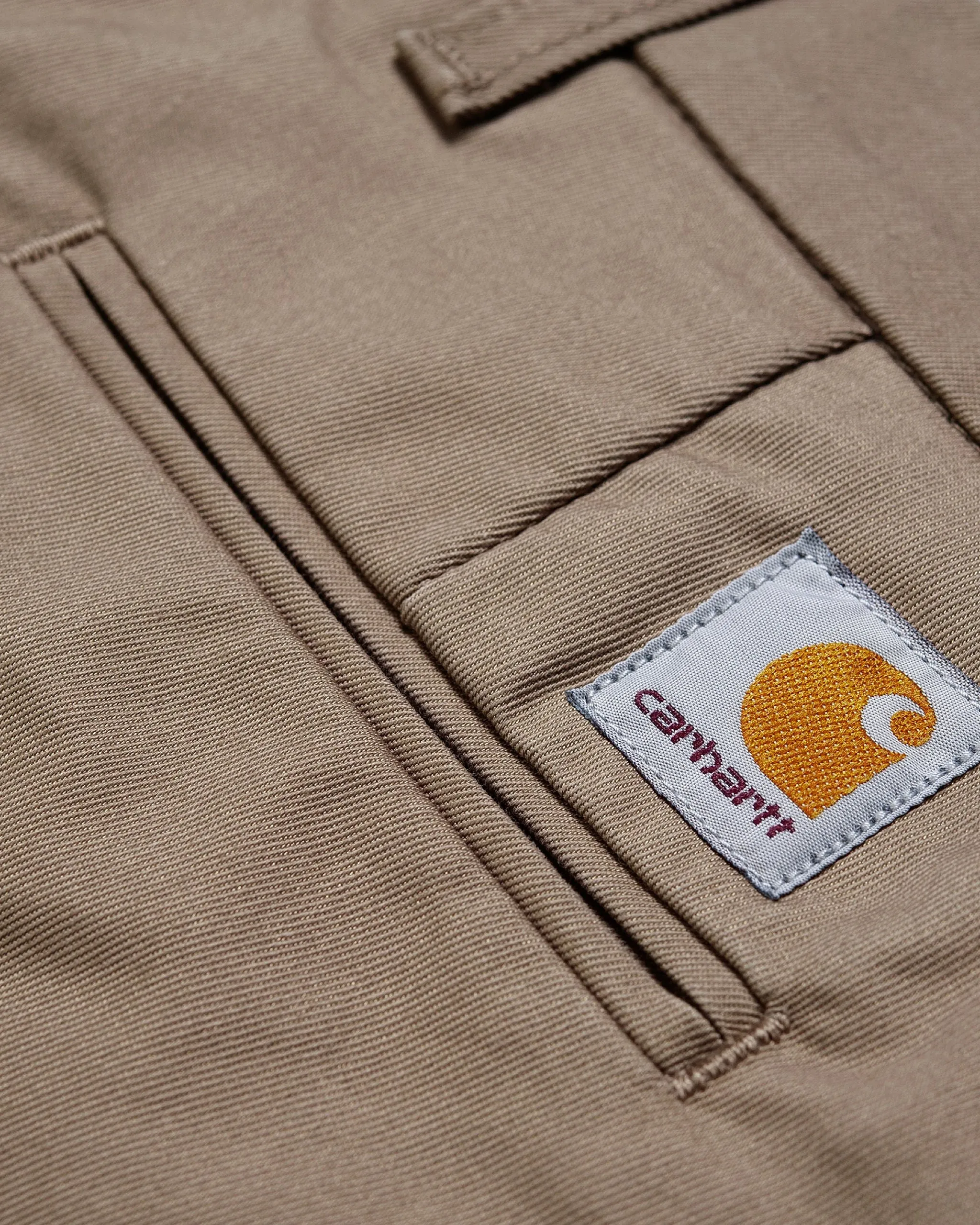 Carhartt WIP Sid Pant Slim Tapered Mens Chinos - Leather Rinsed