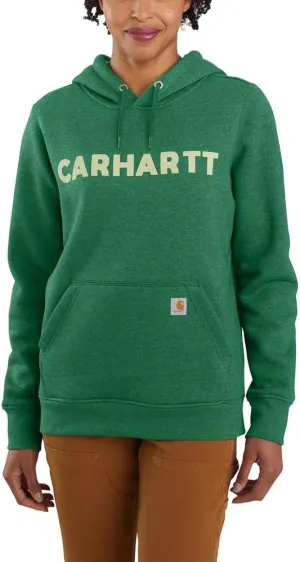 Carhartt Women's 105194 Women's Relaxed Fit Midweight Logo Graphic Sweatshirt