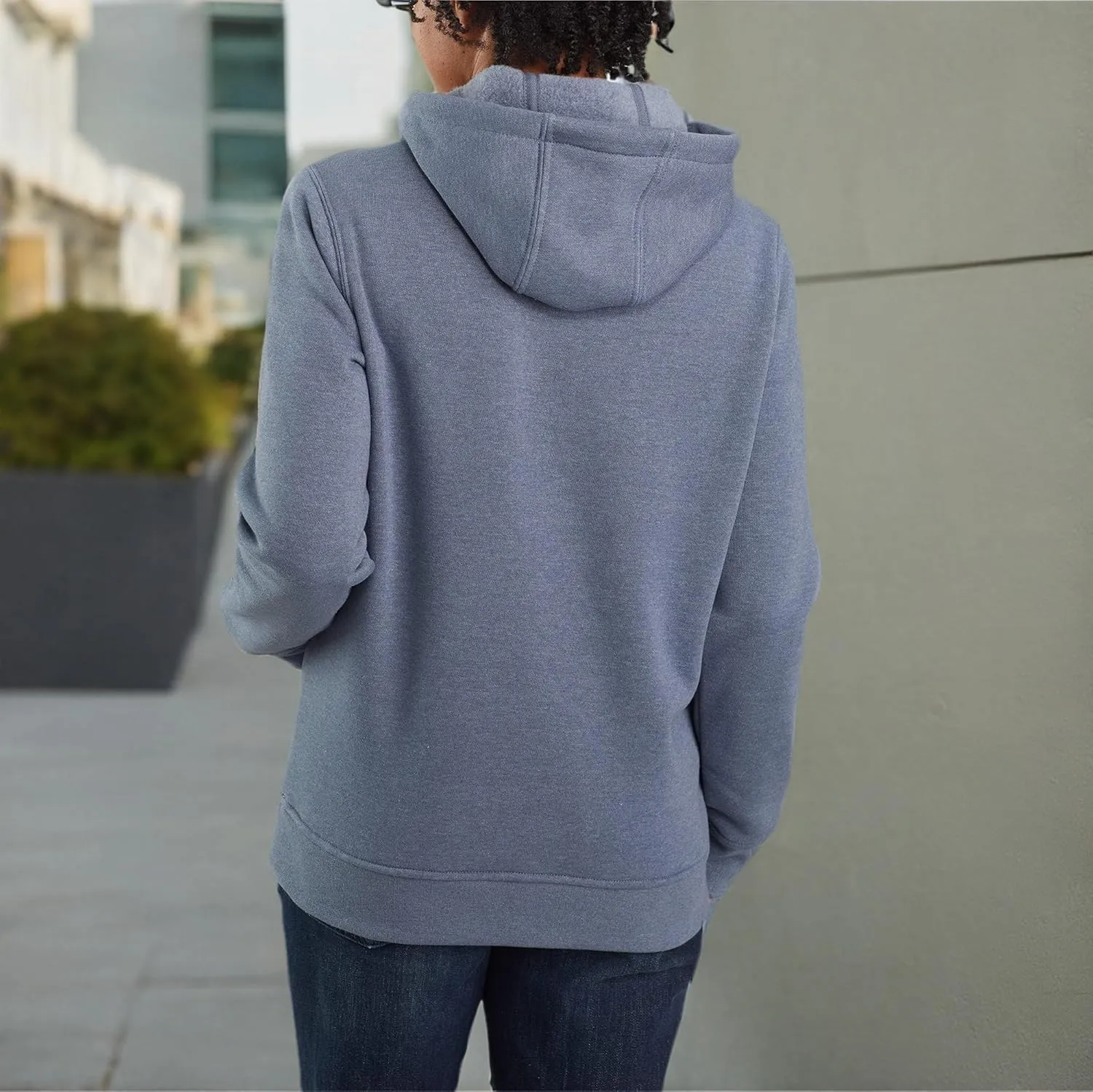 Carhartt Women's 105194 Women's Relaxed Fit Midweight Logo Graphic Sweatshirt