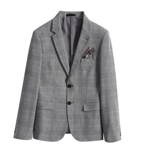 Classic Pattern Menswear Dogtooth Houndstooth Suit Checked 3 Pieces Suits (Jacket  Pants  vest)CB01125
