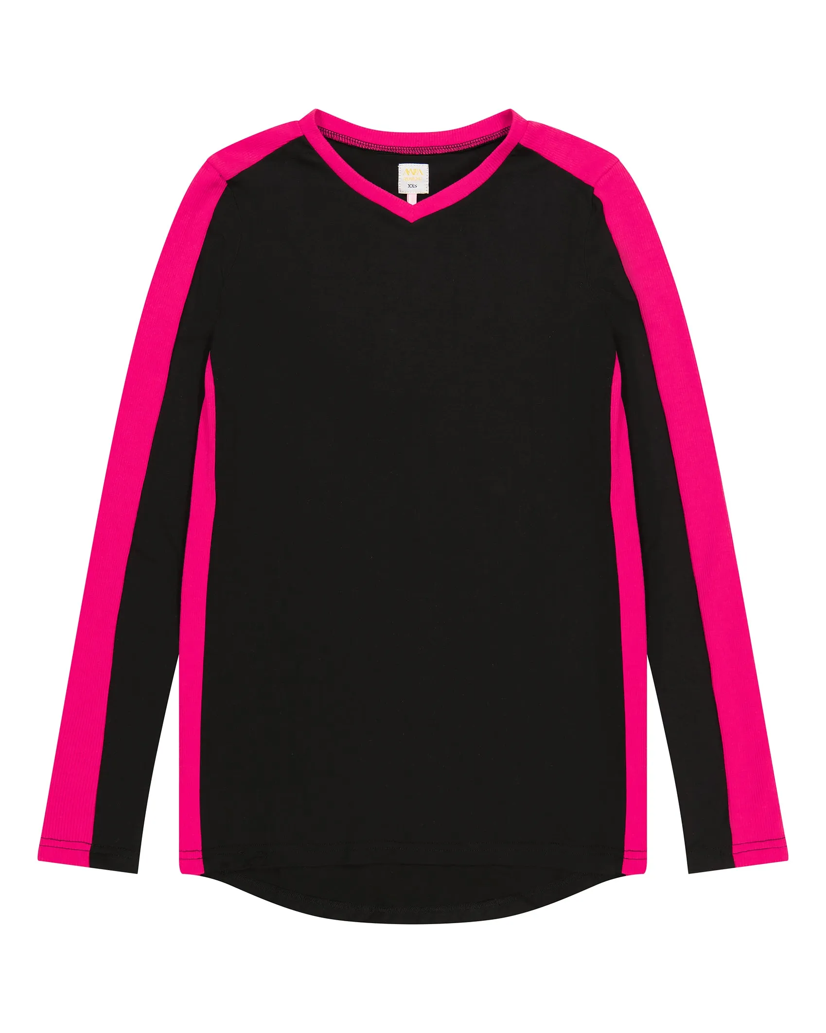 Contrast pop V tee