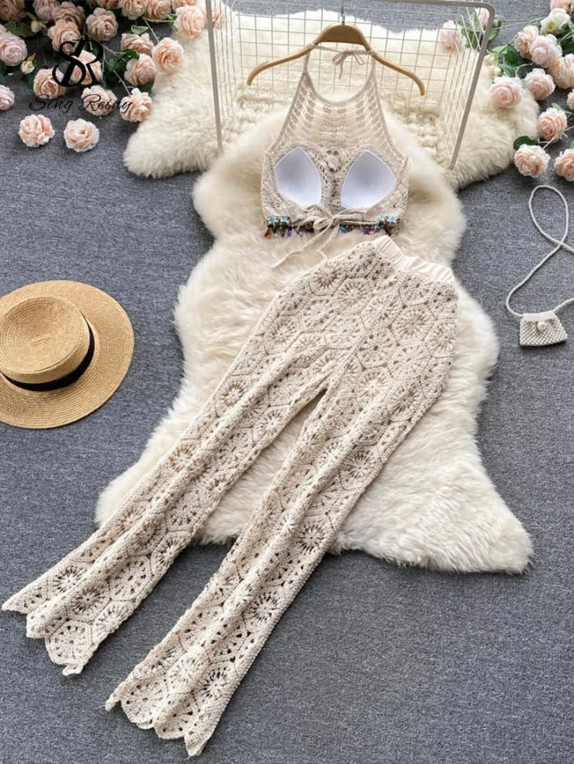 Cordelia Two Piece Crochet Set