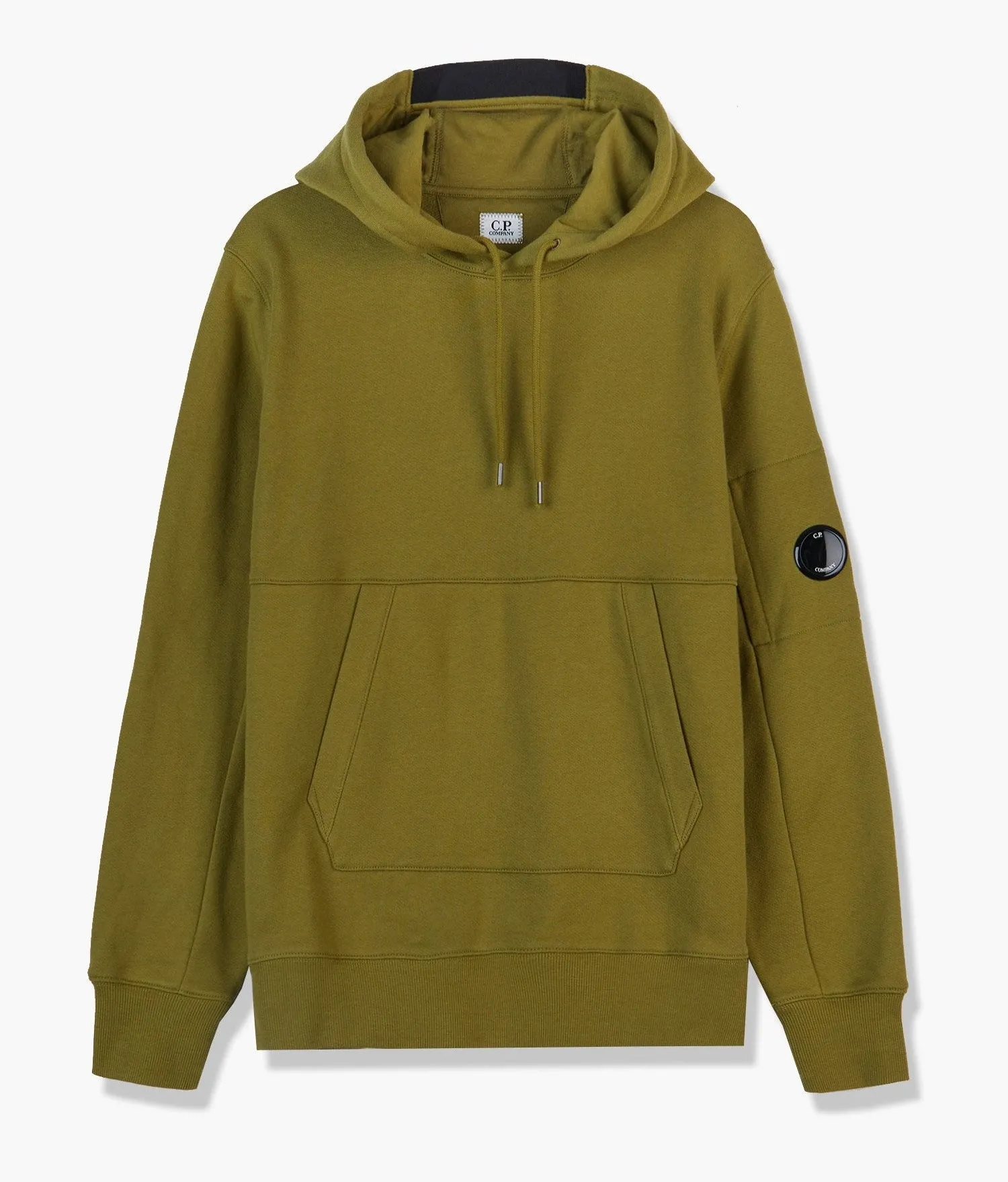 Cp Company Diagonal Raised Lens Overhead In Moss Green