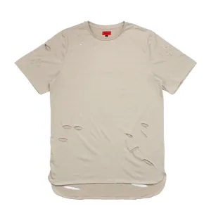 Distressed Essential Shirt - Sand