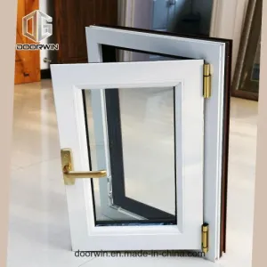 DOORWIN 2021White Color Thermal Break Aluminum Tilt Turn Window - China Normal Aluminum Extrusion Tilt Turn Windows, Tint Glazing Swing Window