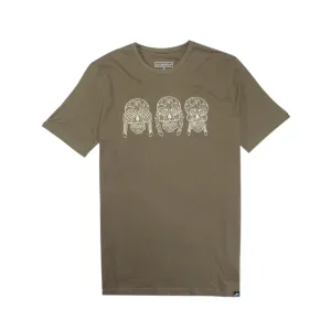 DRY GREEN SMART SKULLS T-SHIRT