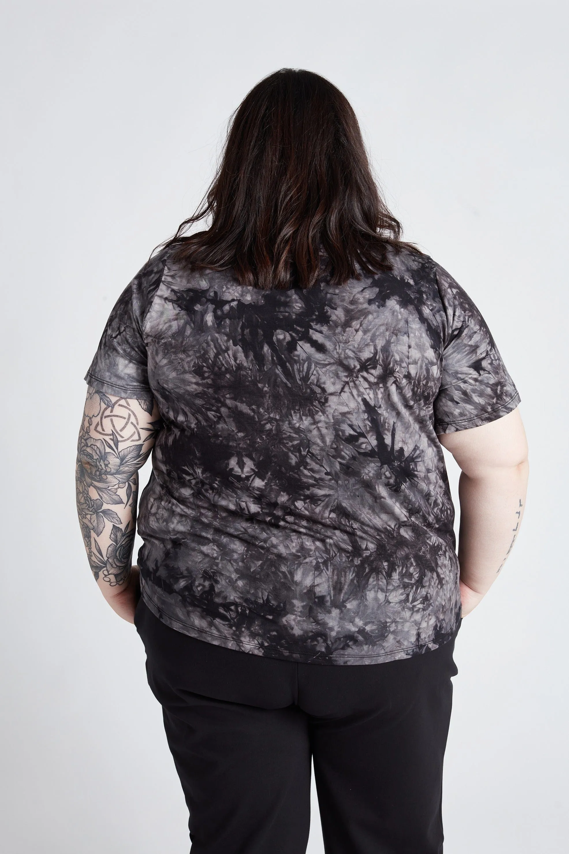 Essential Crew Tee in Tie Dye