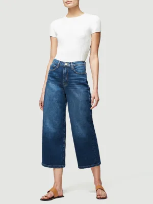 FRAME - Keyhole True Tee in Blanc