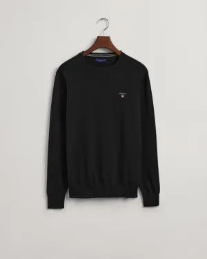 Gant Apparel Mens CLASSIC COTTON  C-NECK 5/BLACK