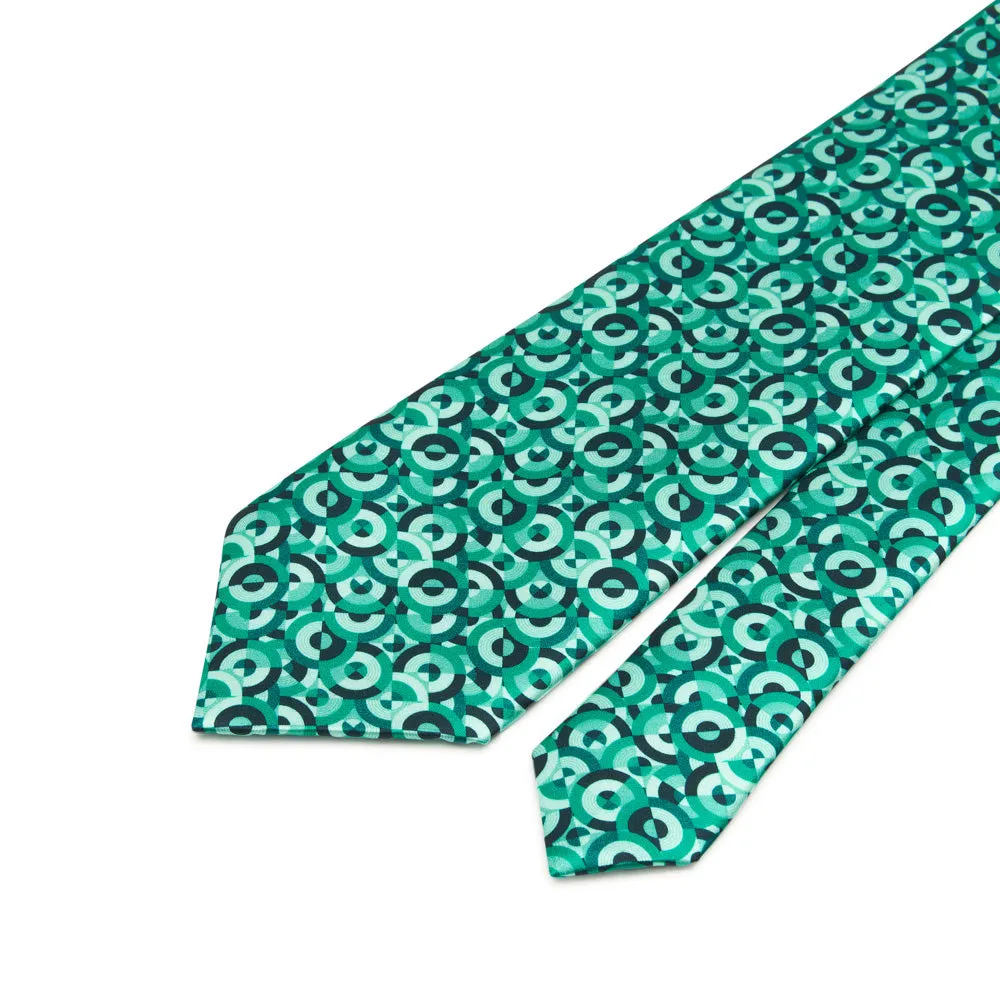 Green Gatsby Duchesse Silk Tie