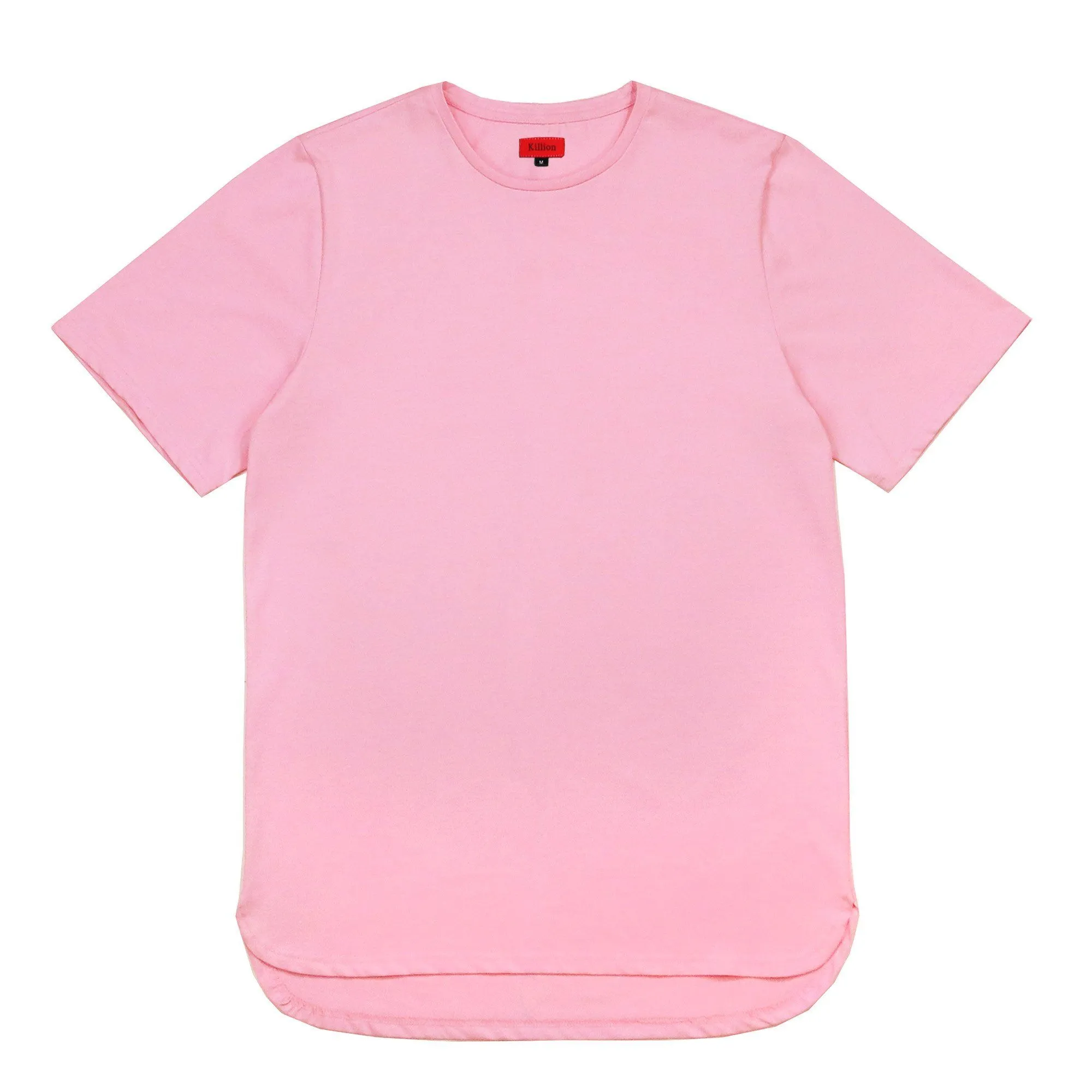 Half Scoop Hem SS Essential - Pink