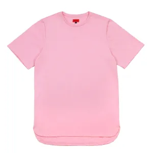 Half Scoop Hem SS Essential - Pink