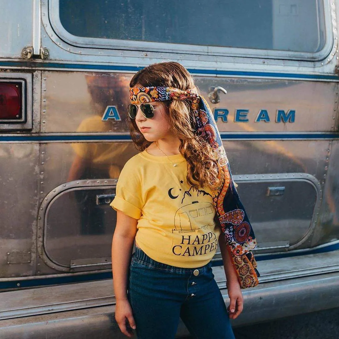 Happy Camper - Kid's   Toddler Onesies and Tees