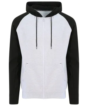 Heather Grey/Jet Black - Baseball zoodie