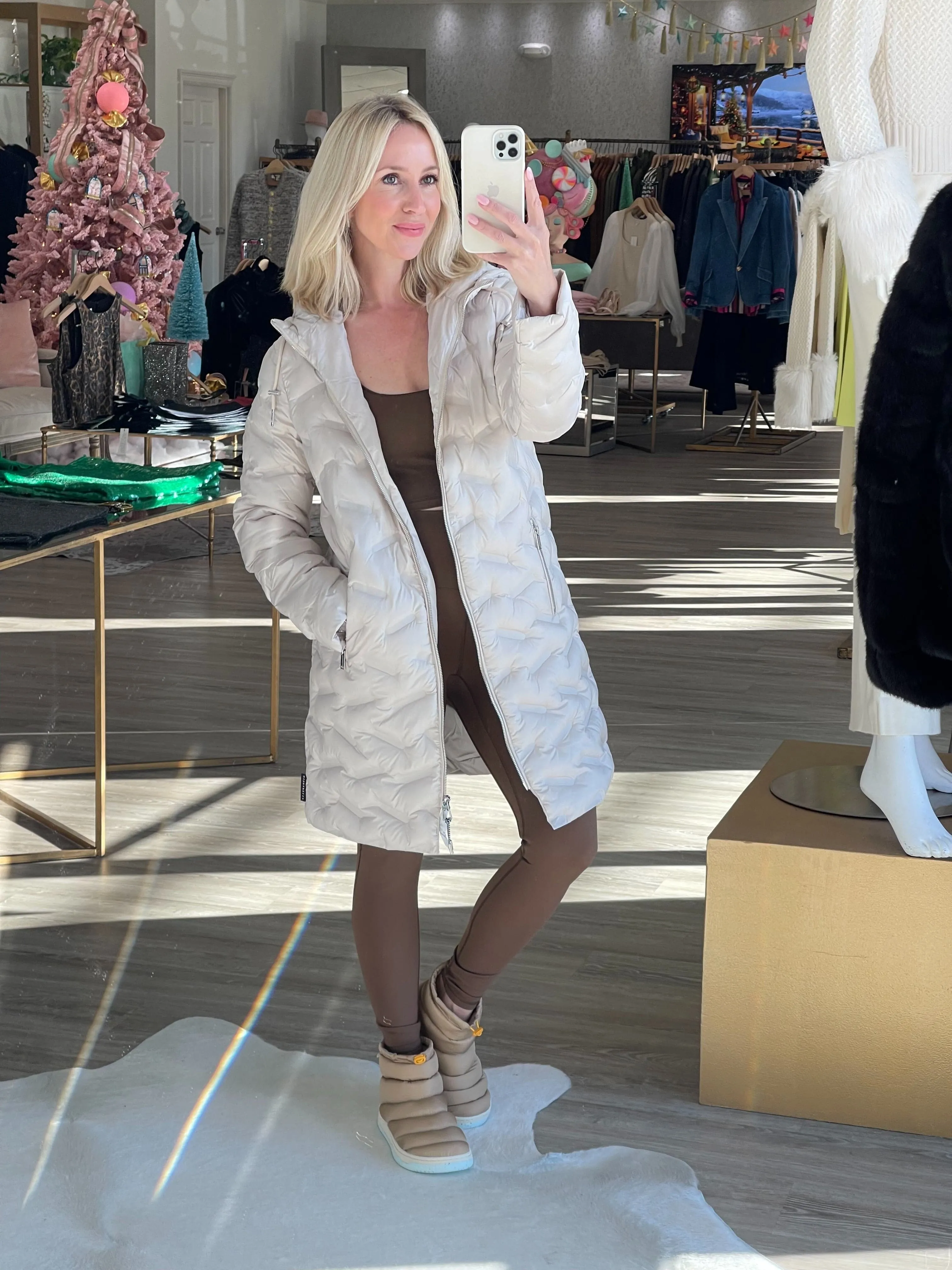 Hooded Coat With Zipper