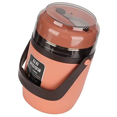 Insulated Food jar, 3 Layers 2L Vacuum Harmless Soup Storage Container for School