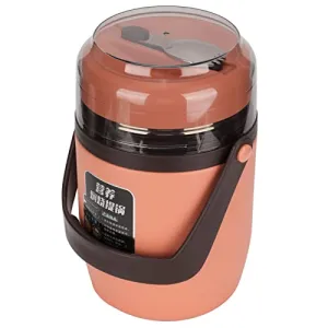 Insulated Food jar, 3 Layers 2L Vacuum Harmless Soup Storage Container for School