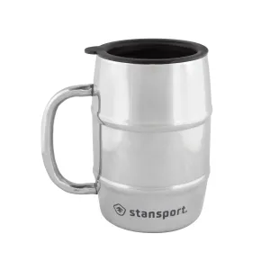 Insulated Mug - Double Wall - Silver - 16Oz.