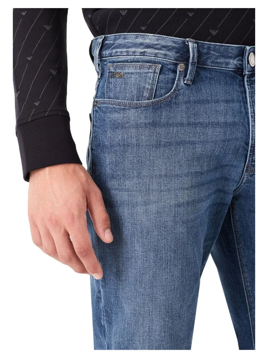 Jeans J06 slim fit in comfort denim 10 oz twill melange