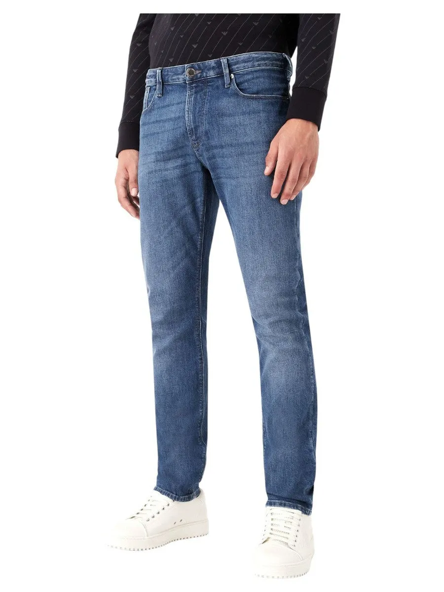 Jeans J06 slim fit in comfort denim 10 oz twill melange