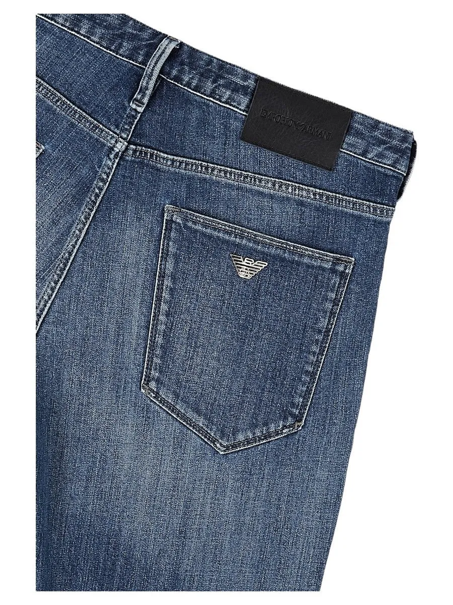 Jeans J06 slim fit in comfort denim 10 oz twill melange