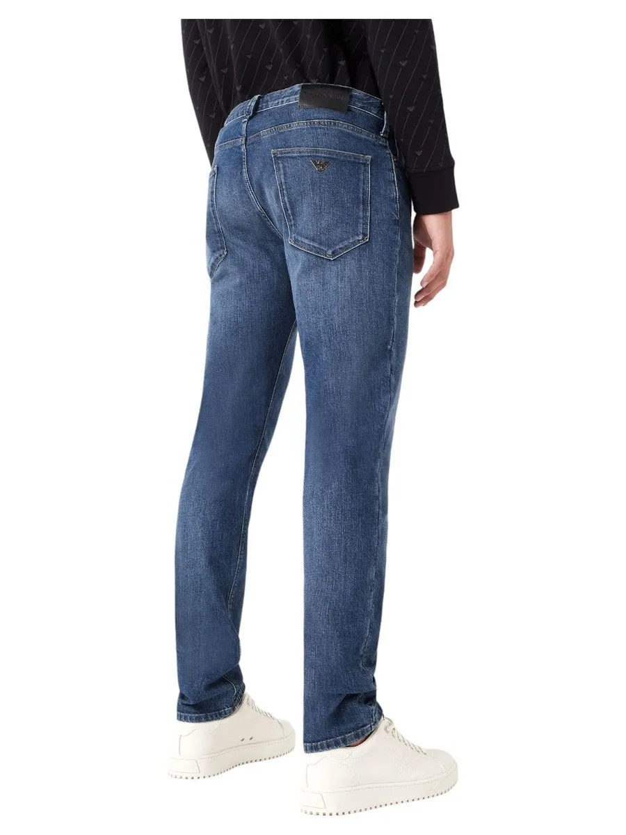 Jeans J06 slim fit in comfort denim 10 oz twill melange