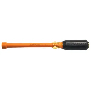 Klein Tools 646-7/16-INS 7/16" Insulated Nut Driver 6" Hollow Shaft