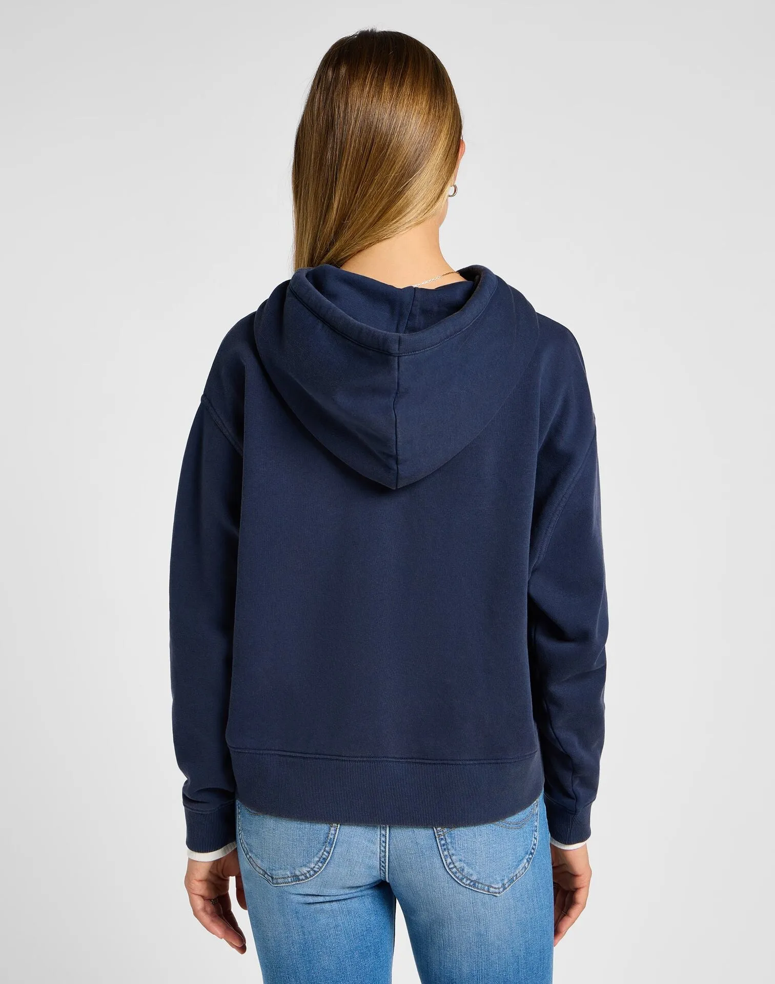 Lee Women's Essential Hoodie in Mood Indigo