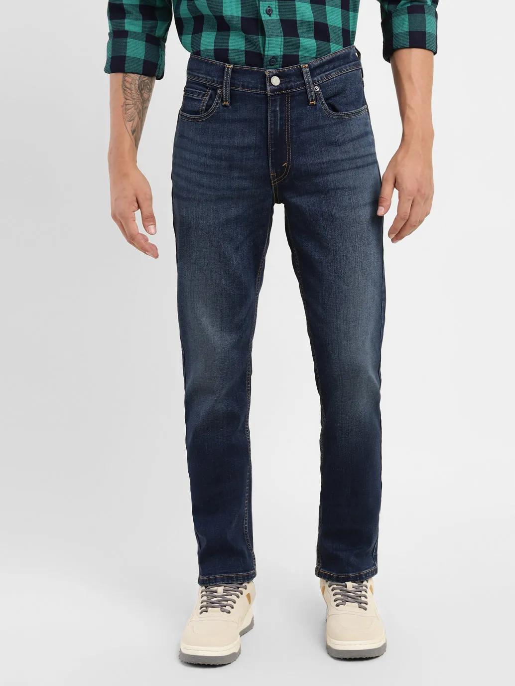 Men's 511 Dark Indigo Slim Fit Mid Rise Jeans