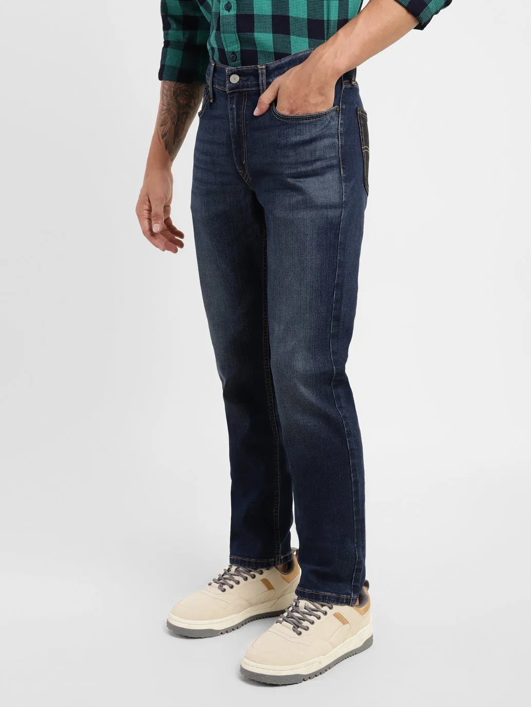 Men's 511 Dark Indigo Slim Fit Mid Rise Jeans