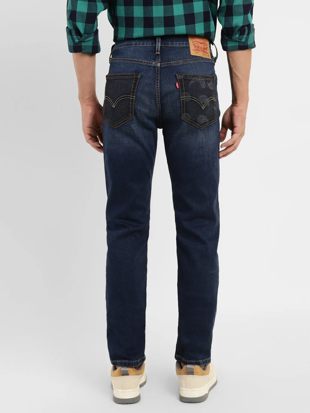 Men's 511 Dark Indigo Slim Fit Mid Rise Jeans