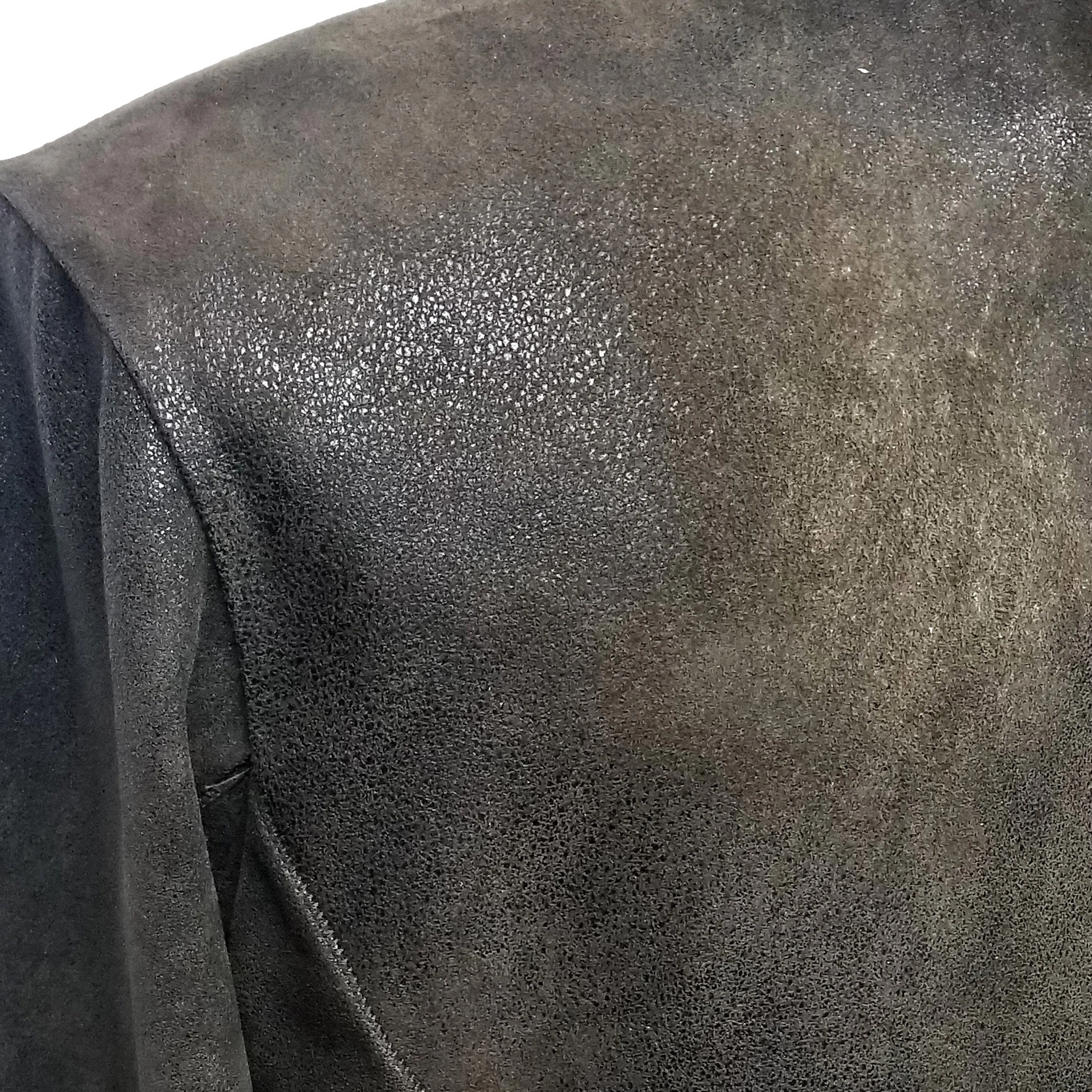 Men's Forest Green Suede Lamb Leather Jacket,